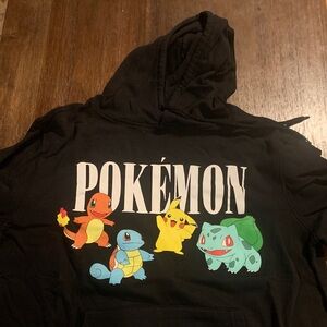 Black Pokémon Hoodie with Characters